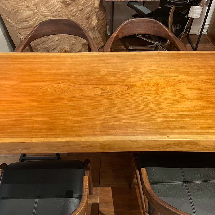 一枚板　チェリー　824-8-1　(W150cm)　ダイニングテーブル