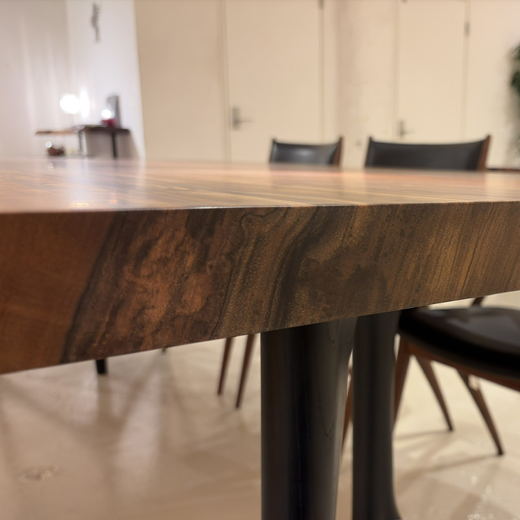 一枚板　パプアニューギニアウォールナット(杢)　5013-18　(W230cm)