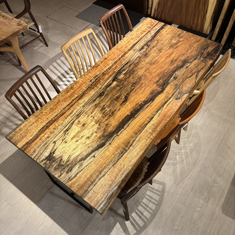 一枚板　パプアニューギニアウォールナット(杢)　5013-20　(W200cm)