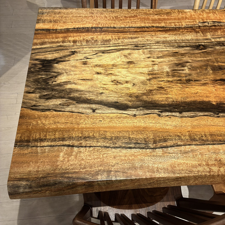 一枚板　パプアニューギニアウォールナット(杢)　5013-20　(W200cm)