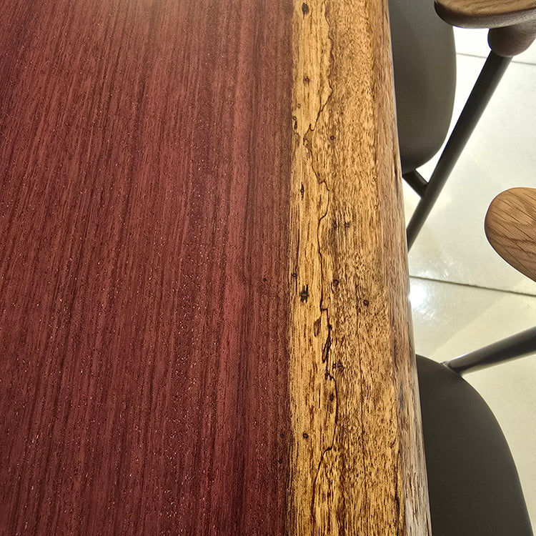 一枚板　パープルハート　704-8-4　(W150cm)　ダイニングテーブル