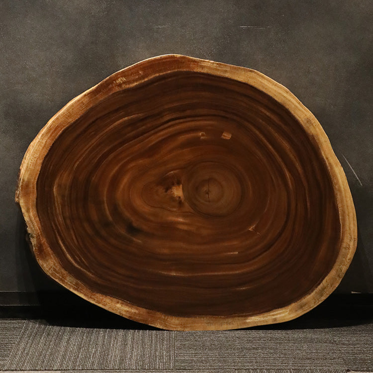 【SOLD OUT】一枚板　モンキーポッド　053-R20-5　(W111cm)　ローテーブル