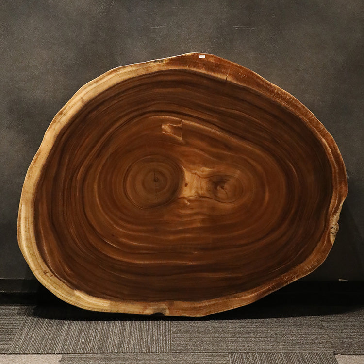 【SOLD OUT】一枚板　モンキーポッド　053-R20-5　(W111cm)　ローテーブル