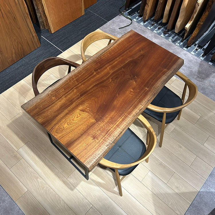 【SOLD OUT】一枚板　サペリ　273-2/2-2-1　(W150cm)　ダイニングテーブル