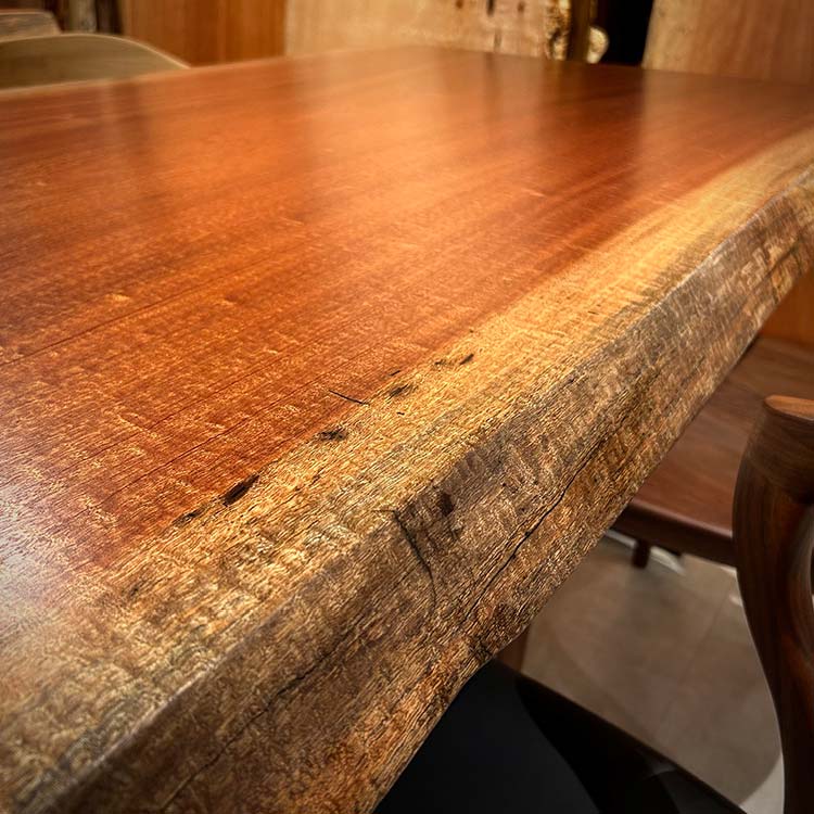【SOLD OUT】一枚板　サペリ　273-2/2-8-2　(W180cm)　ダイニングテーブル