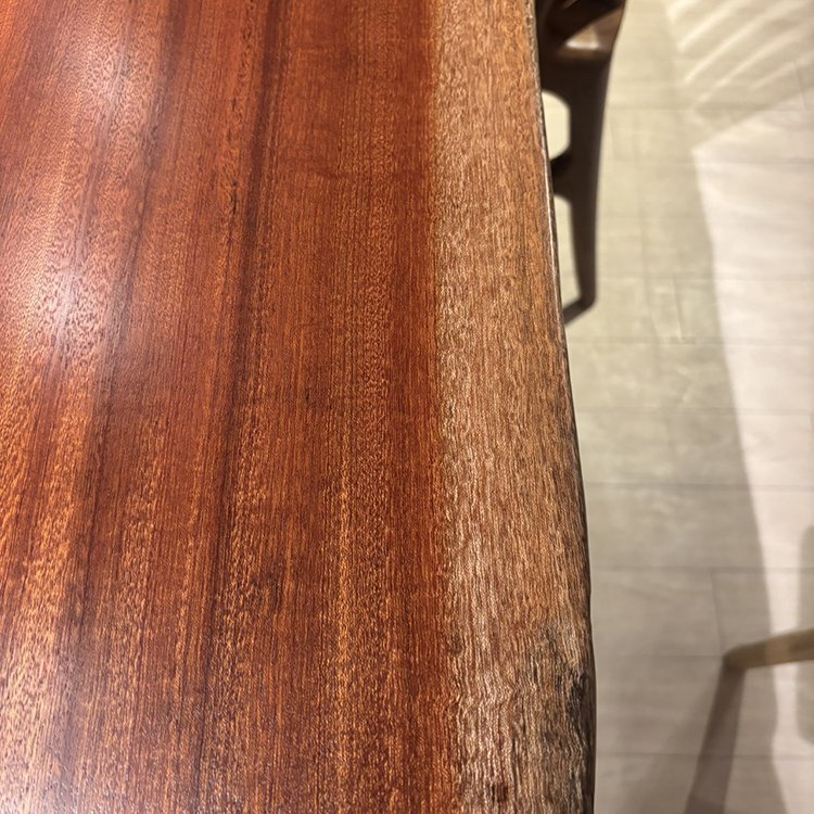 一枚板テーブル　サペリ　273-1/2-9-1　(W240cm)　