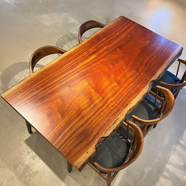 一枚板　サペリ　273-1/2-10-2　(W190cm)　ダイニングテーブル