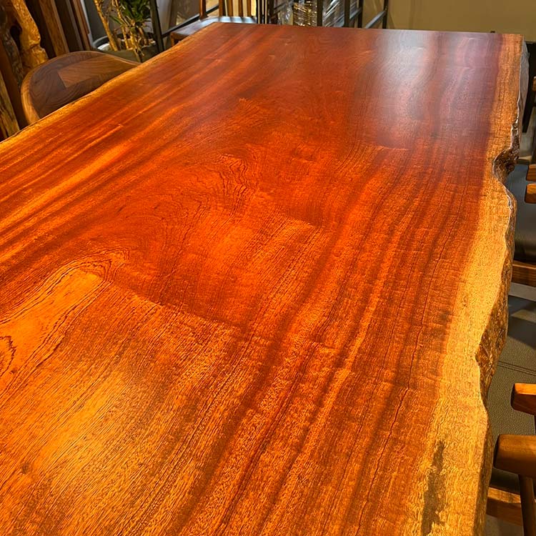 一枚板　サペリ　273-1/2-10-2　(W190cm)　ダイニングテーブル