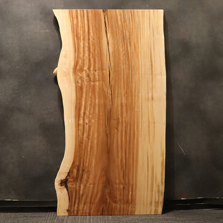 【SOLD OUT】一枚板　トチ　1031-1/2-4　(W165cm)　ダイニングテーブル