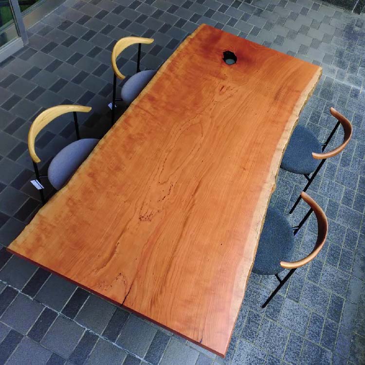 一枚板　チェリー　K-CN-2106-95　(W230cm)　ダイニングテーブル