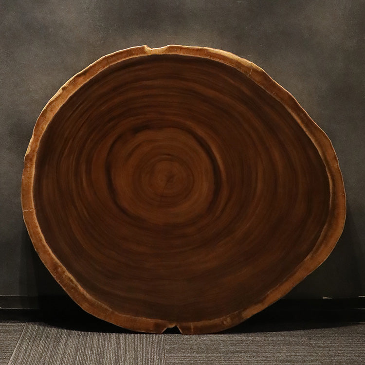 【SOLD OUT】一枚板　モンキーポッド　053-R9-3　(W119cm)　ローテーブル