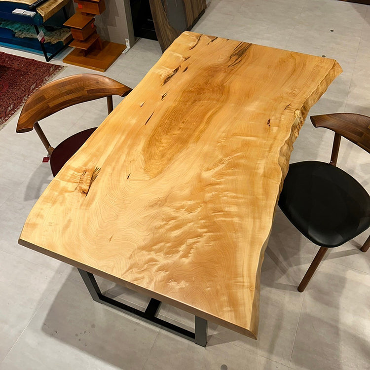 【SOLD OUT】一枚板　トチ　1011-3　(W150cm)　ダイニングテーブル