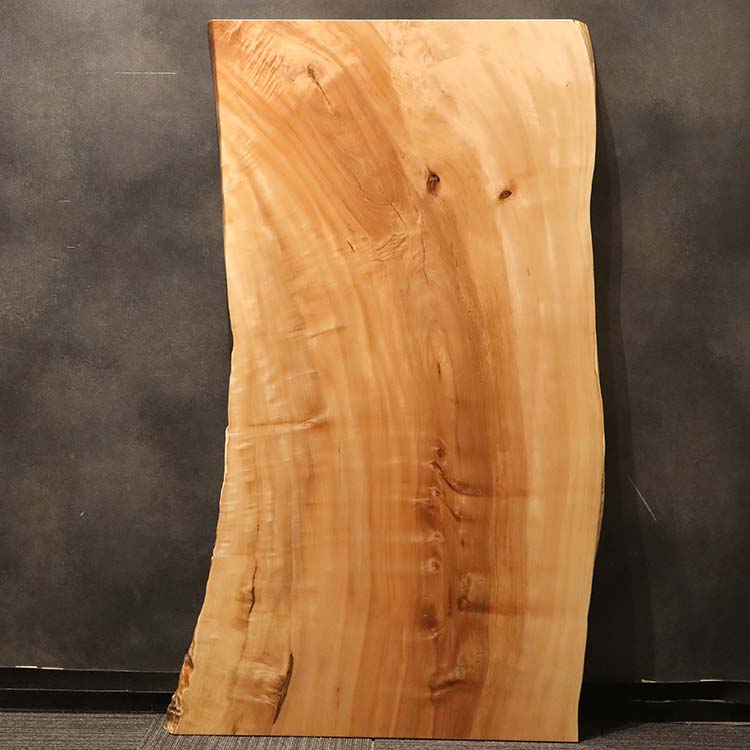 【SOLD OUT】一枚板　トチ(杢)　1011-5　(W160cm)　ダイニングテーブル