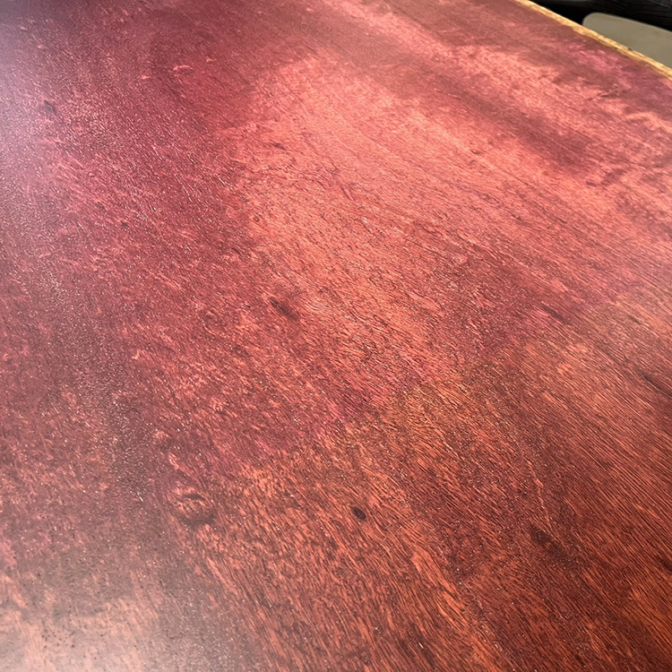 一枚板　パープルハート(杢)　654-2/2-15-2　(W180cm)　アウトレット品