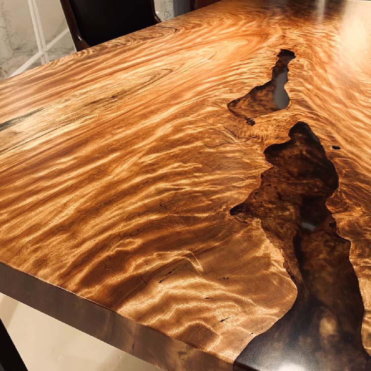 一枚板 ミズメザクラ / 水目桜(杢) 467-5 (W180cm) ダイニングテーブル
