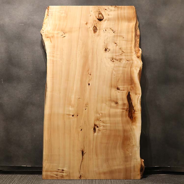 一枚板　ポプラ　265-6　(W200cm)　ダイニングテーブル