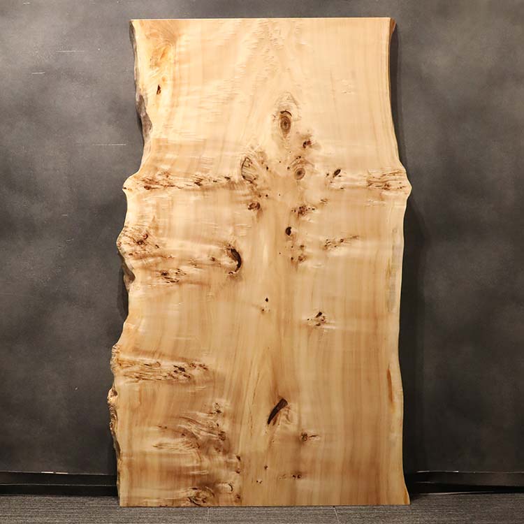 【SOLD OUT】一枚板　ポプラ(杢)　265-8　(W200cm)　ダイニングテーブル
