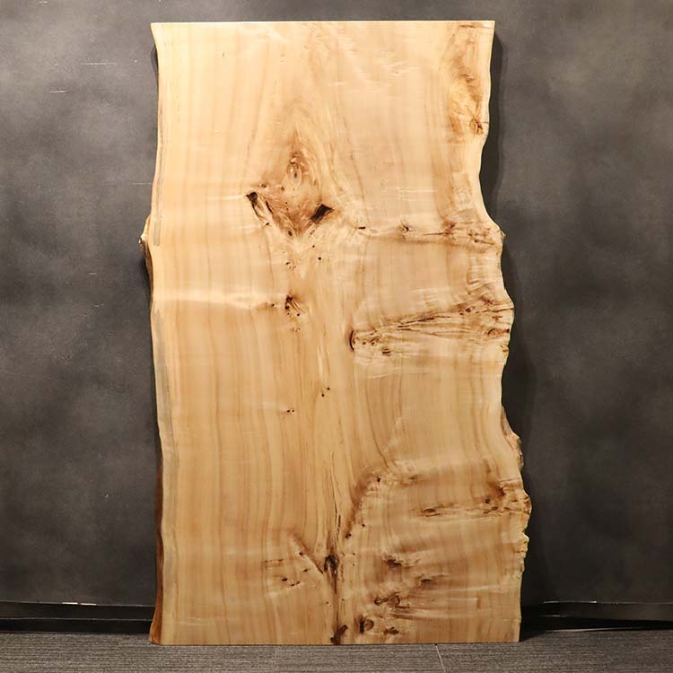 【SOLD OUT】一枚板　ポプラ(杢)　265-8　(W200cm)　ダイニングテーブル