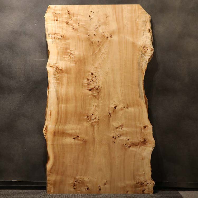一枚板　ポプラ　265-11　(W210cm)　ダイニングテーブル