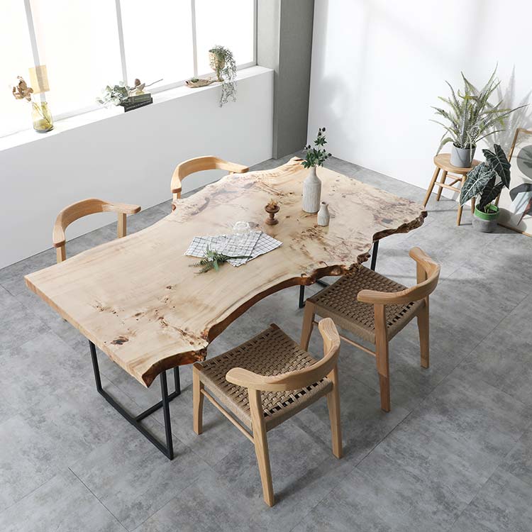 【SOLD OUT】一枚板　ポプラ　260-5　(W190cm)　ダイニングテーブル