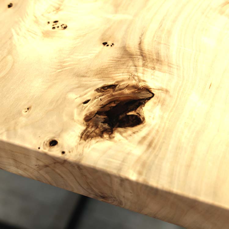 【SOLD OUT】一枚板　ポプラ　260-5　(W190cm)　ダイニングテーブル