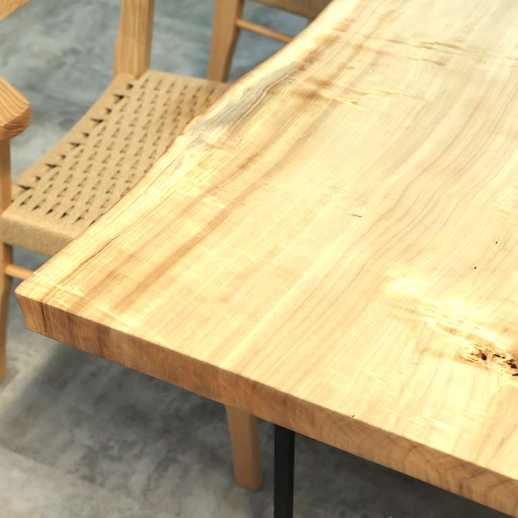 【SOLD OUT】一枚板　ポプラ　260-5　(W190cm)　ダイニングテーブル