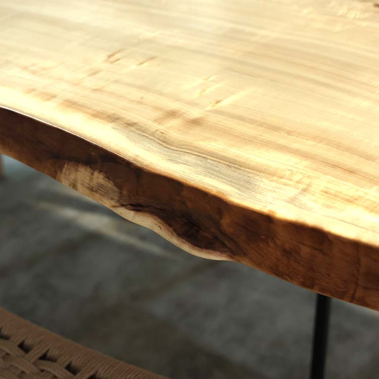 【SOLD OUT】一枚板　ポプラ　260-5　(W190cm)　ダイニングテーブル