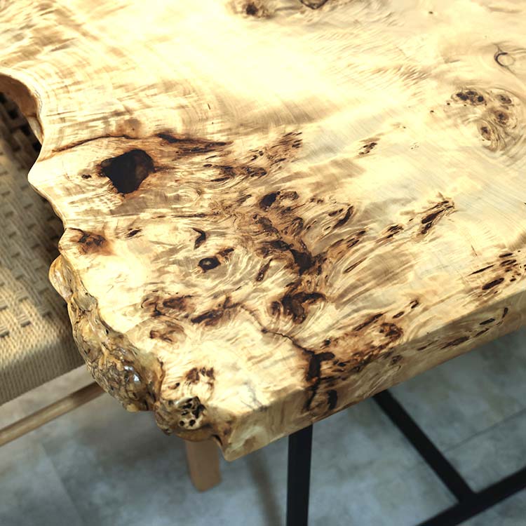 【SOLD OUT】一枚板　ポプラ　260-5　(W190cm)　ダイニングテーブル