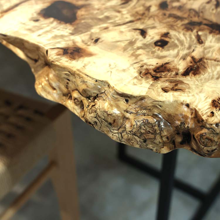 【SOLD OUT】一枚板　ポプラ　260-5　(W190cm)　ダイニングテーブル