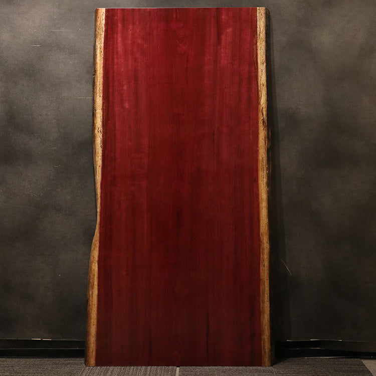 【SOLD OU】一枚板パープルハート(杢)651-2/2-9-1(W200cm)ダイニングテーブル