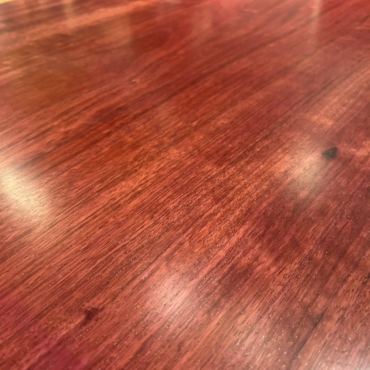 一枚板　パープルハート(杢)　651-1/2-8-2　(W210cm)　ダイニングテーブル