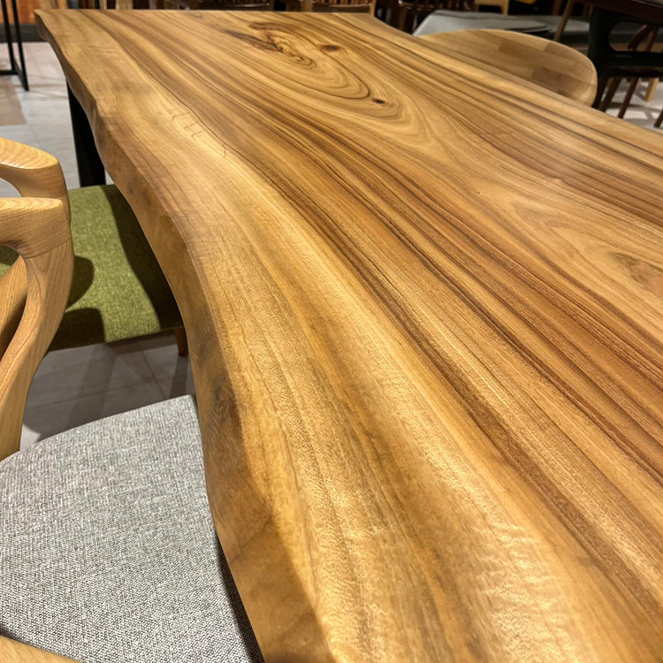 【SOLD OUT】一枚板　クス / 楠　7-5　(W150cm)　ダイニングテーブル