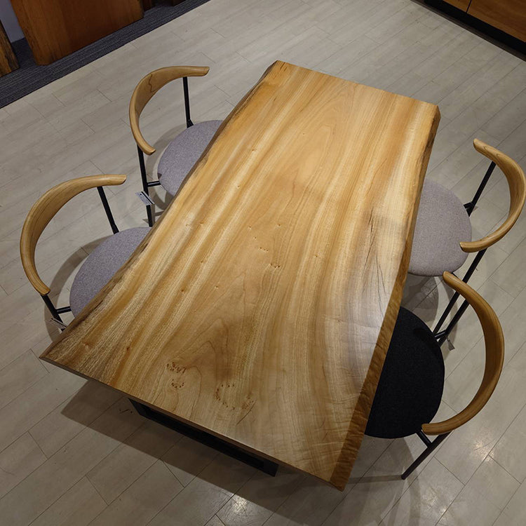 【SOLD OUT】一枚板　クス / 楠　1744-1/2-10　(W150cm)ダイニングテーブル