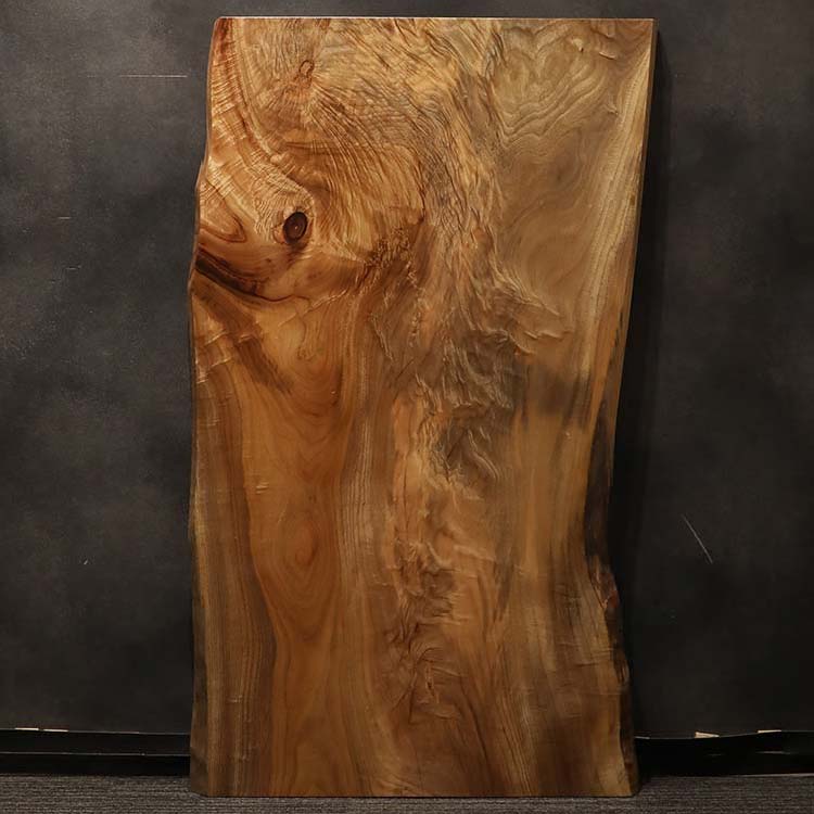【SOLD OUT】一枚板　クス / 楠(杢)　12-2　(W160cm)　ダイニングテーブル