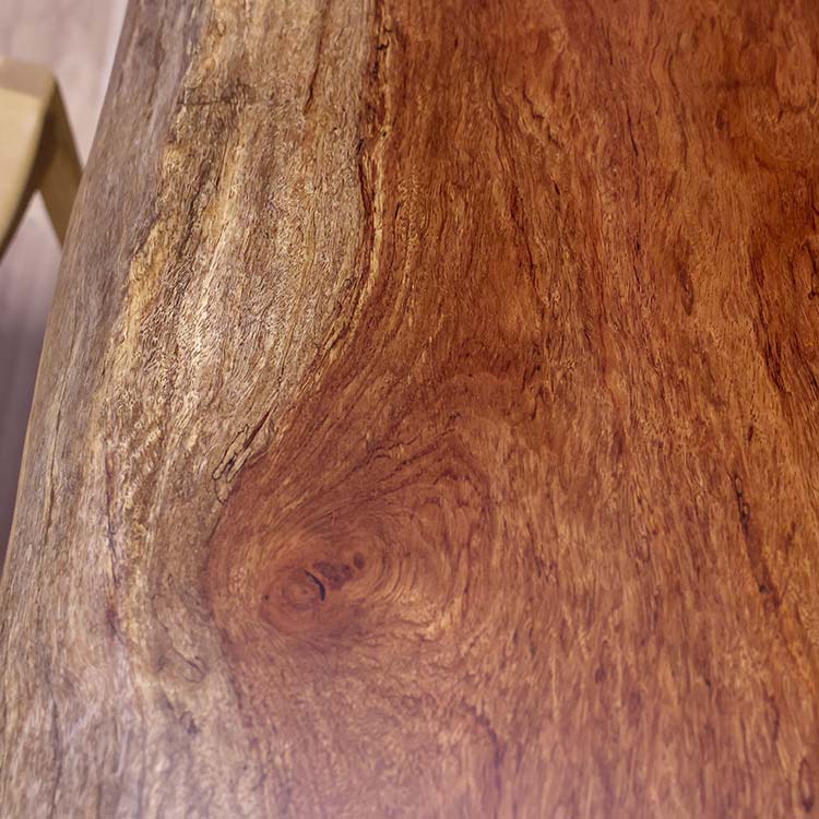 一枚板　ブビンガ　SK-4-8-3　(W170cm)　ダイニングテーブル