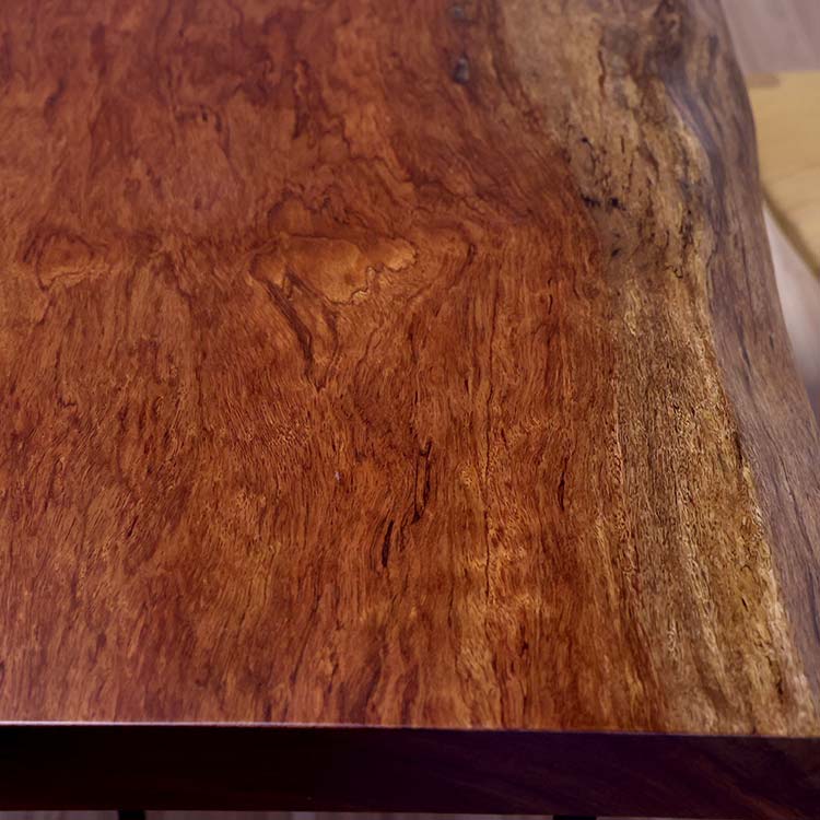 一枚板　ブビンガ　SK-4-8-3　(W170cm)　ダイニングテーブル