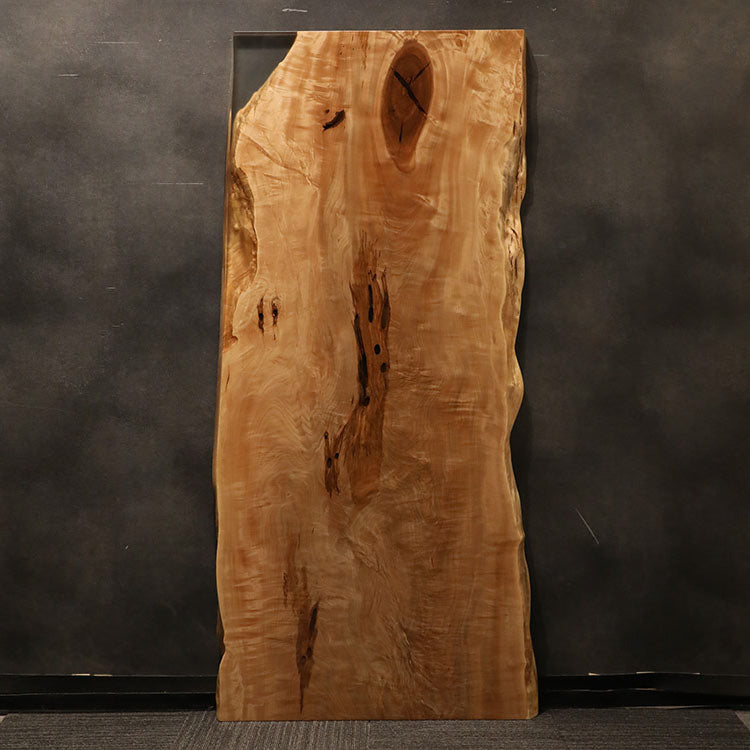 【SOLD OUT】一枚板　トチ(杢)　1331-4-2　(W190cm)　ダイニングテーブル