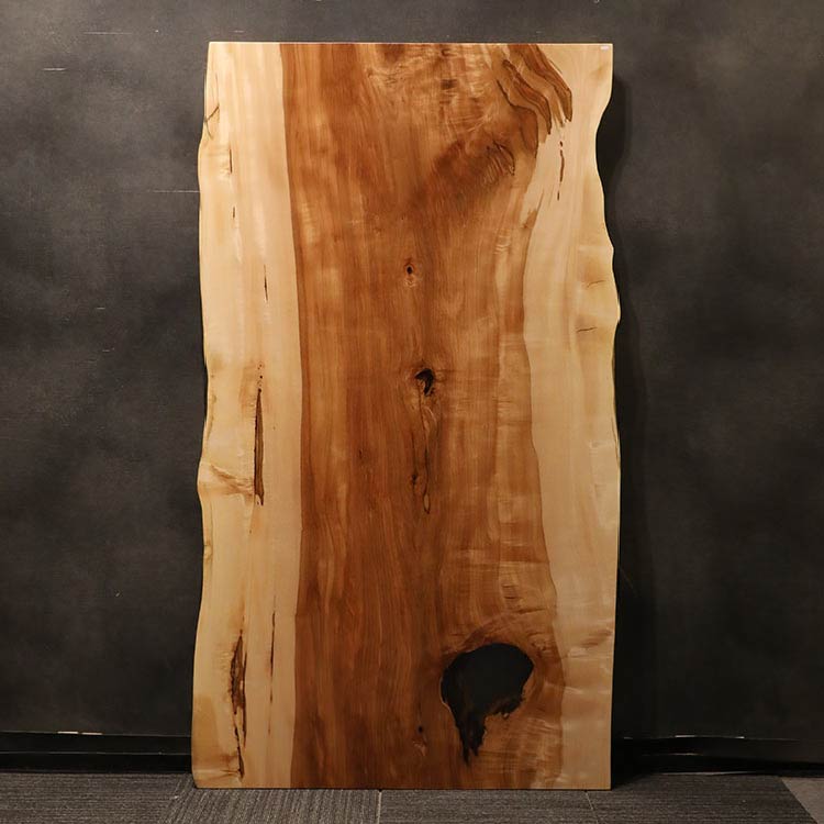 【SOLD OUT】一枚板　トチ(杢)　1021-18　(W185cm)　ダイニングテーブル