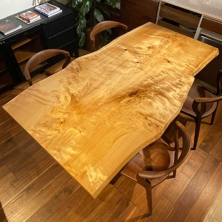 【SOLD OUT】一枚板　ポプラ(杢)　430-6　(W190cm)