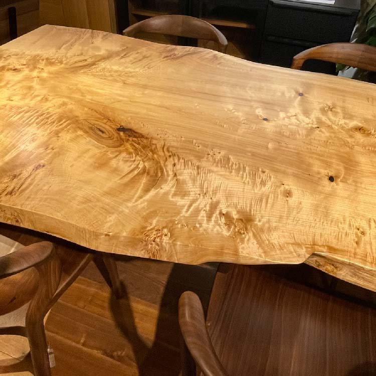 【SOLD OUT】一枚板　ポプラ(杢)　430-6　(W190cm)