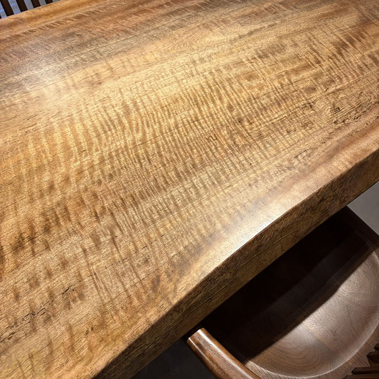 一枚板テーブル　マンゴ(杢)　IW-14　(W200cm)