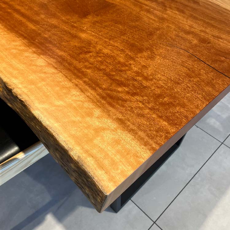 【SOLD OUT】一枚板　ボセ(杢)　294-2/3-5　(W185cm)　ダイニングテーブル