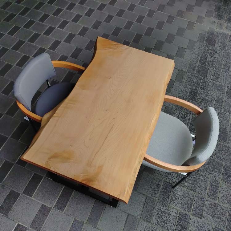 【SOLD OUT】一枚板　ハードメープル　B57-2-1　(W120cm)　ローテーブル