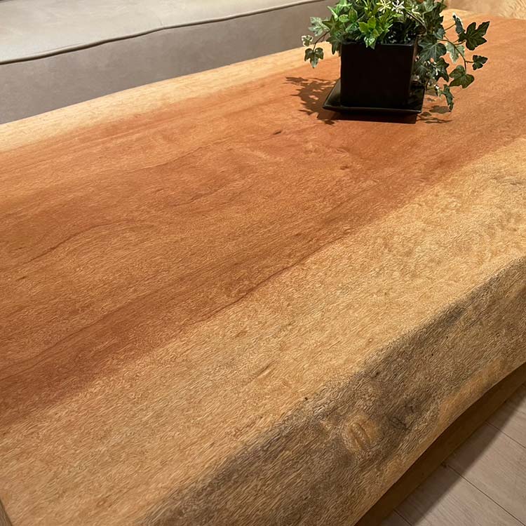 一枚板　ボセ　113-1/2-3-2　(W130cm)　ローテーブル