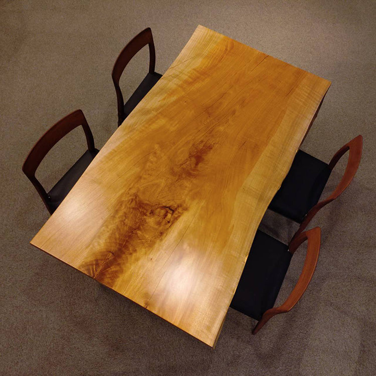 【SOLD OUT】一枚板　タブ / 椨　67-7　(W160cm)　ダイニングテーブル