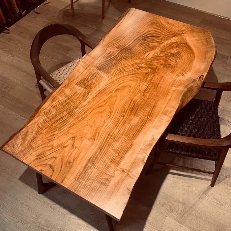 【SOLD OUT】一枚板　ヤマザクラ / 山桜(杢)　321-5　(W160cm)