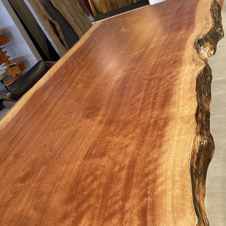 一枚板　ボセ(杢)　294-1/3-13-1　(W210cm)　ダイニングテーブル