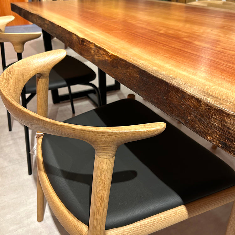 一枚板　ボセ(杢)　297-3/3-14-1　(W200cm)　ダイニングテーブル