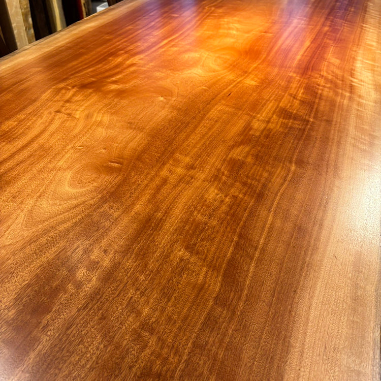 一枚板　ボセ(杢)　297-3/3-13　(W240cm)　ダイニングテーブル