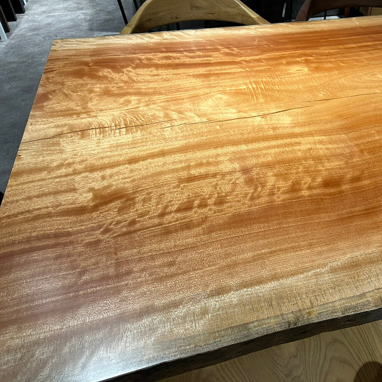 一枚板　ボセ(杢)　297-3/3-11　(W230cm)　ダイニングテーブル